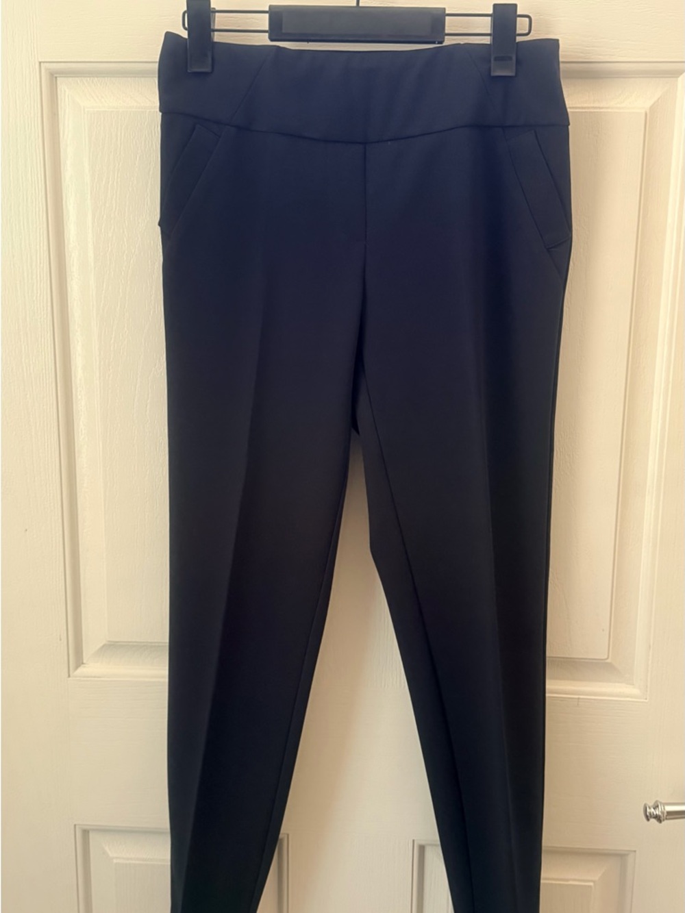 Soho Navy Pull-On Slim Trousers - Picture 5 of 7